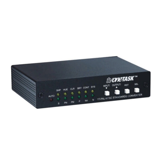 TV One 1T-PAL-NTSC Operation Manual