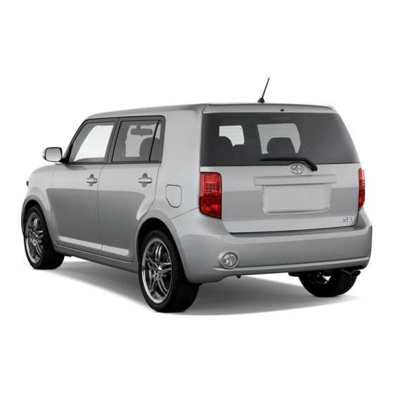 Scion xB 2010 Quick Reference Manual