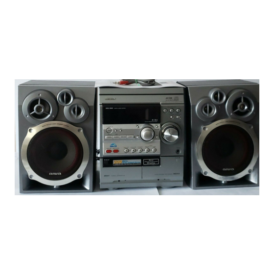 Aiwa NSX-D60 Service Manual