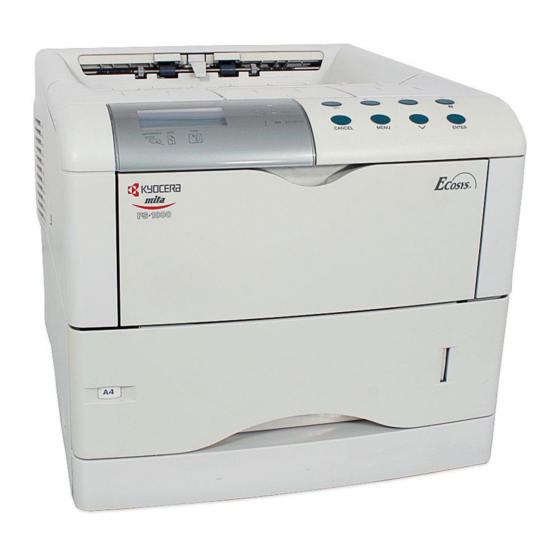 Kyocera FS-1800 Service Manual