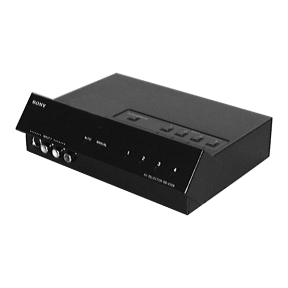 Sony SB-V55A Service Manual