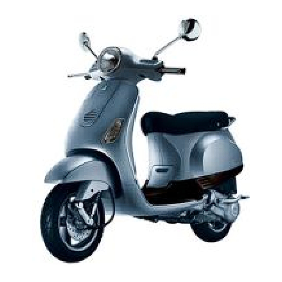 PIAGGIO Vespa LX 150 4T Euro 3 Service Station Manual