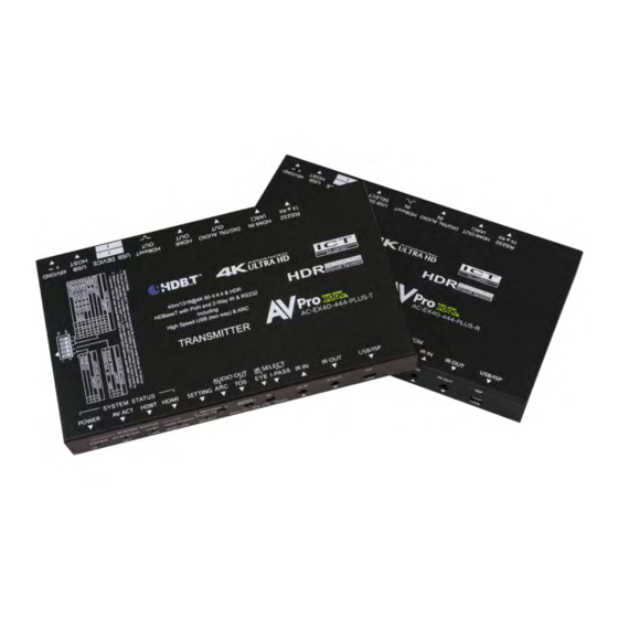AVProEdge AC-EX40-444-PLUS User Manual