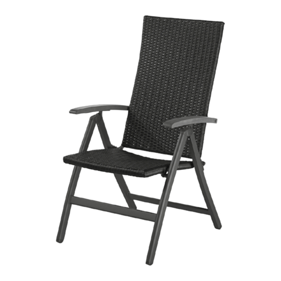 FLORABEST GK-1600 Outdoor Folding Chair Manuals