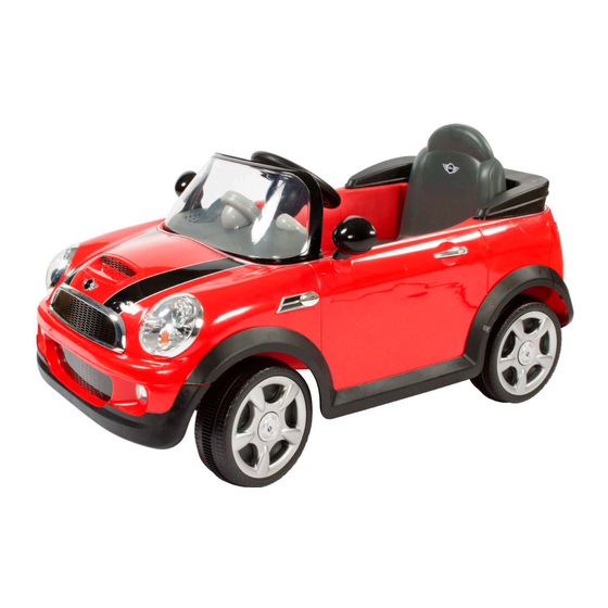 Avigo Mini Cooper S Owner's Manual And Assembly Instructions