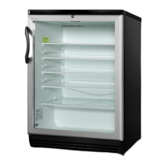Summit SCR-600BL-SHWO Specifications