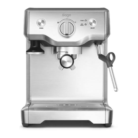 Sage SES810 Quick Manual