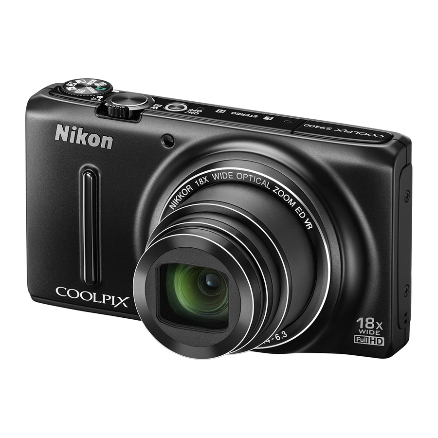 Nikon COOLPIX S9400 Reference Manual