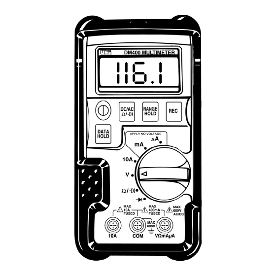 UEi DM400 Instruction Manual