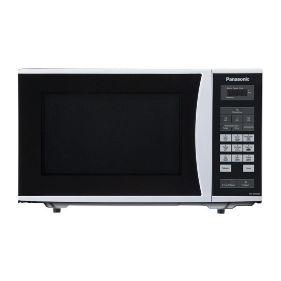 Panasonic nn-k123 Operating Instructions Manual