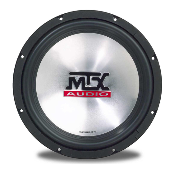 MTX Thunder T5515-04 Specifications