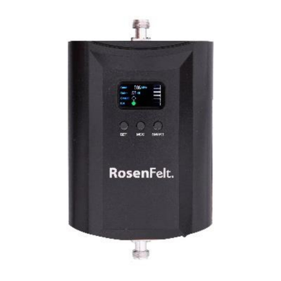 GSM-Repeater RosenFelt F E10S: RosenFelt F RF L10S Instruction Manual