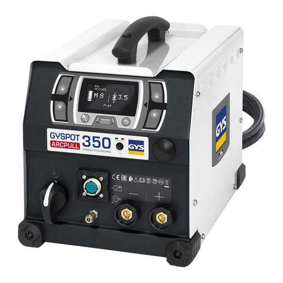 GYS GYSPOT ARCPULL 350 Manual