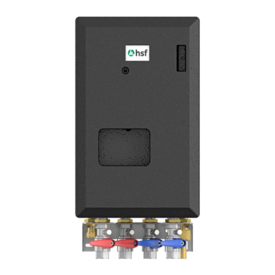 User Manuals: HSF EcoAdvance Compact Water Heater