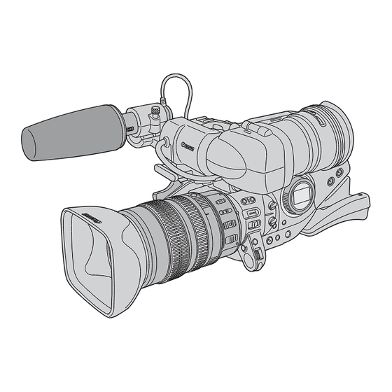 User Manuals: Canon XL H1A HDV Camcorder