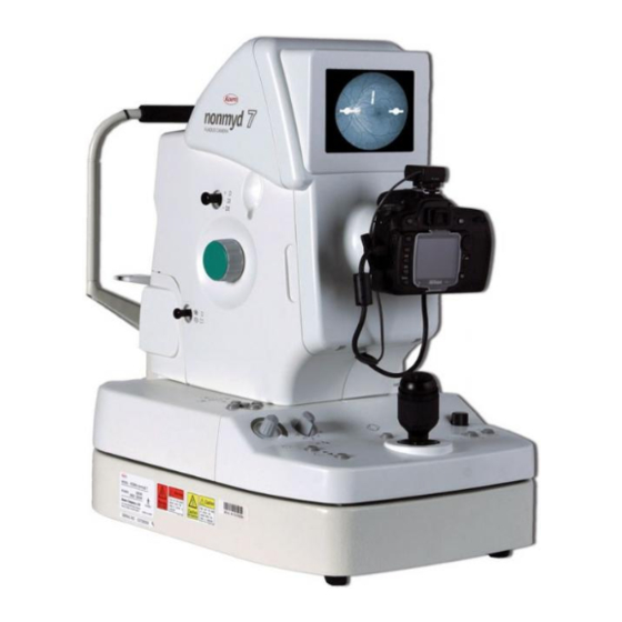 Kowa nonmyd 7 Service Manual