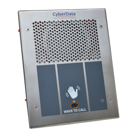CyberData 011530 Installation Quick Reference