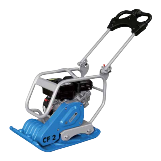 Weber mt CF 2 R Operating And Maintenance Manual