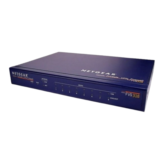 NETGEAR FVS318 Installation Manual