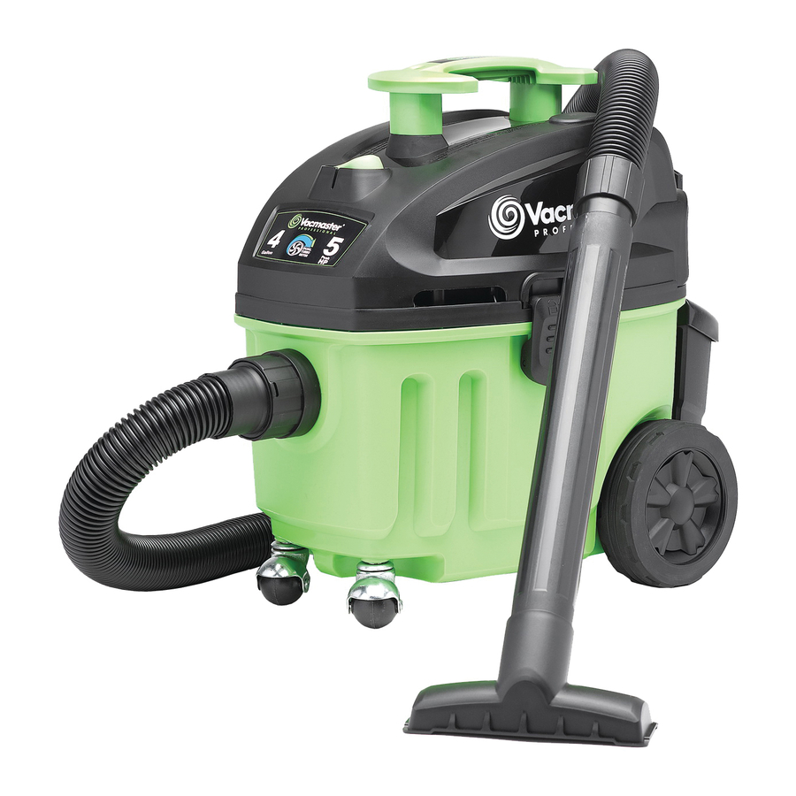 Vacmaster VF410P - Wet/Dry Vacuums 4 Gallon / 15.14 Liter Manual