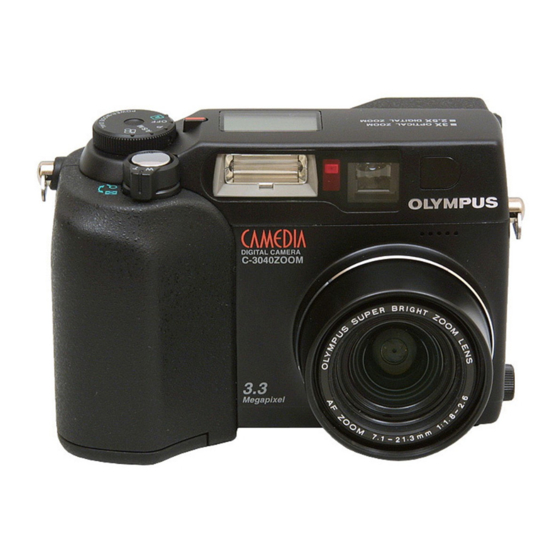 Olympus Camedia C-3040Zoom Instructions Manual