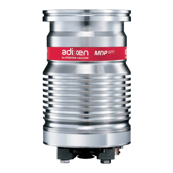Preifer Vaccum MDP 5011 User Manual