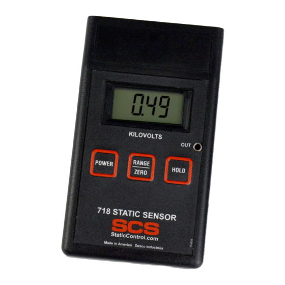 SCS 718 User Manual