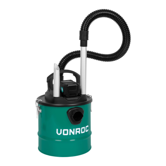 VONROC S VC507DC Series Vacuum Cleaner Manuals