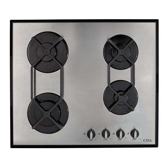 CDA HVG720 Manual For Installation, Use And Maintenance
