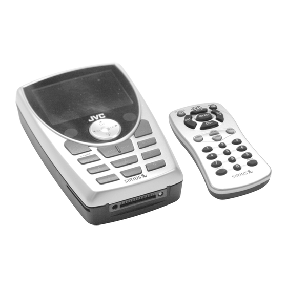 JVC KT-SR2000 Instructions Manual