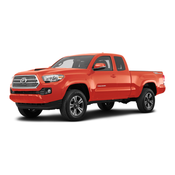 Toyota 2016 Tacoma Owner's Manual