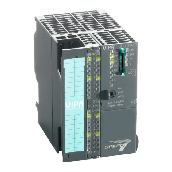 VIPA CPU 314ST Manual