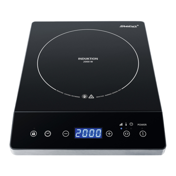 Steba IK 75 Instructions For Use Manual