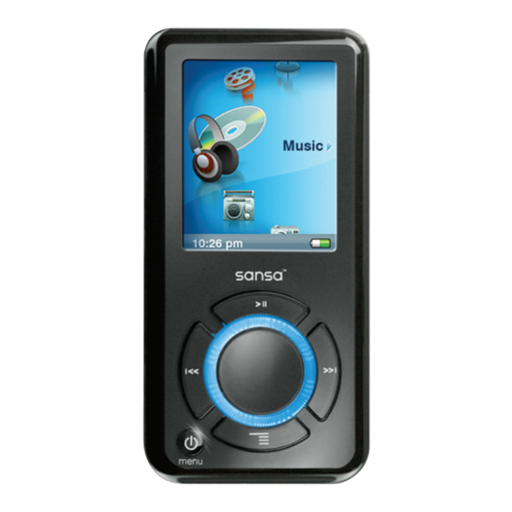 SanDisk Sansa e200 Series Brochure