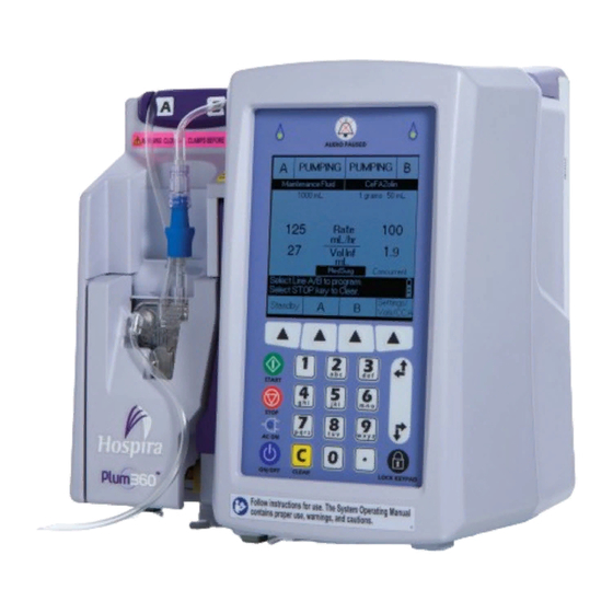 Hospira Plum 360 with  MedNet System Quick Reference Card Software