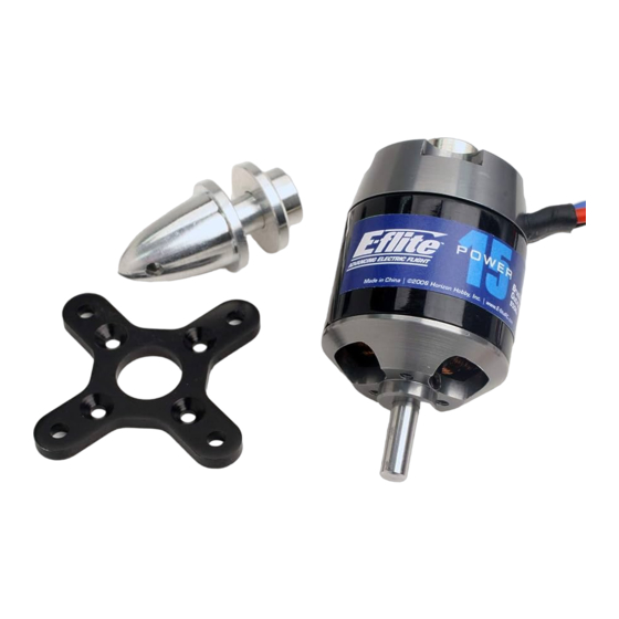 E-FLITE EFLM4015A Instructions