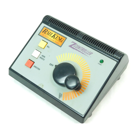 MTHTrains Rail King Z-500 Quick Start Manual