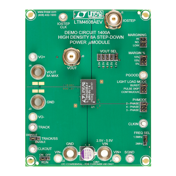 Linear Technology DC1400A Demo Manual