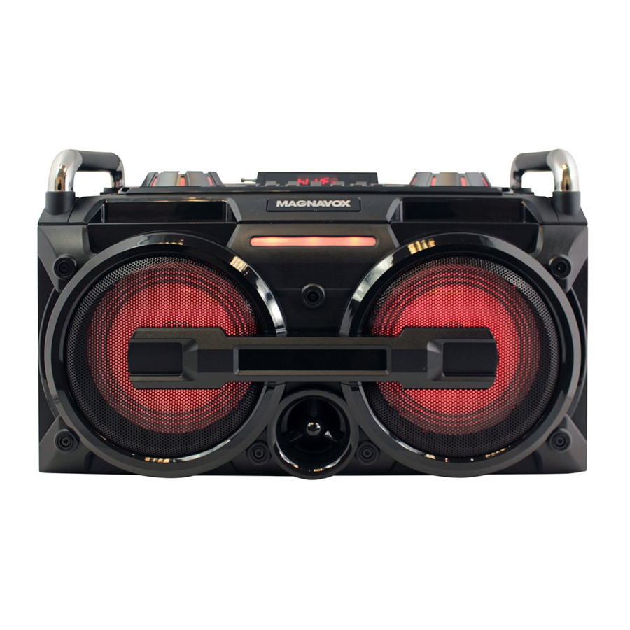 Magnavox MM438 - Portable Music System Manual