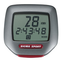 SIGMA SPORT BC 500 Manual
