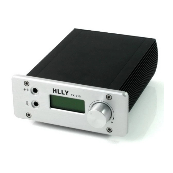 HLLY Electronics HLLY TX-01S Instruction Manual