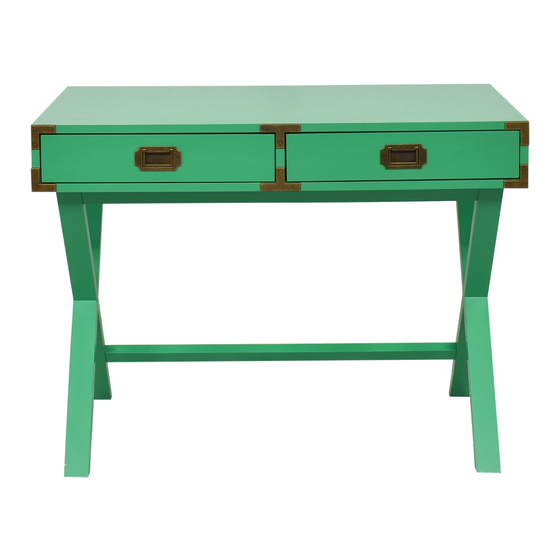 The Land of Nod Campaign Desk Assembly Instructions