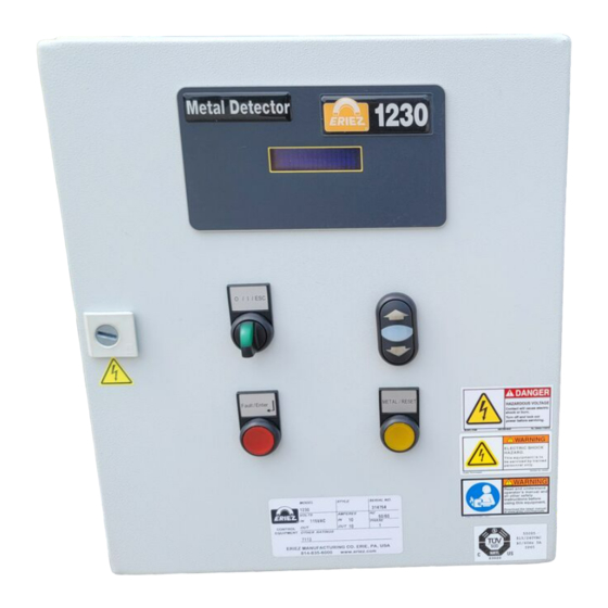 Eriez 1230 Installation, Operation And Maintenance Instructions