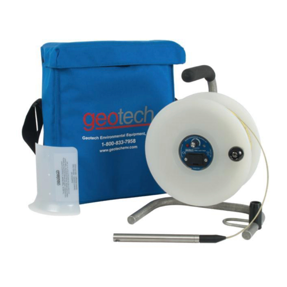 Geotech ET WLM Water Level Meters Manuals