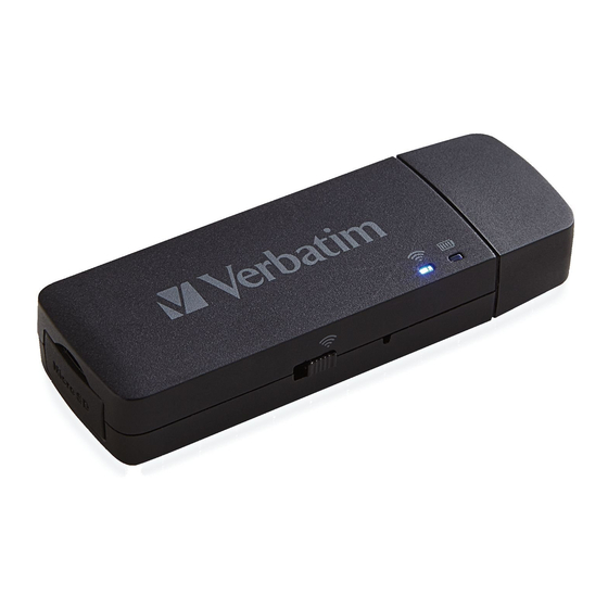 Verbatim MediaShare Wireless Mini Quick Start Manual