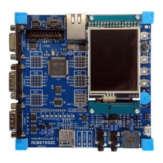 ARM Keil MCBSTM32C Quick Start Manual