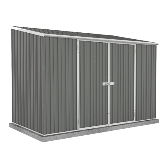 ABSCO SHEDS 30152SK Assembly & Instruction Manual