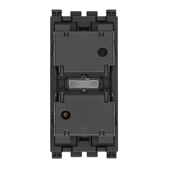 Vimar Eikon 20594.0 Quick Start Manual