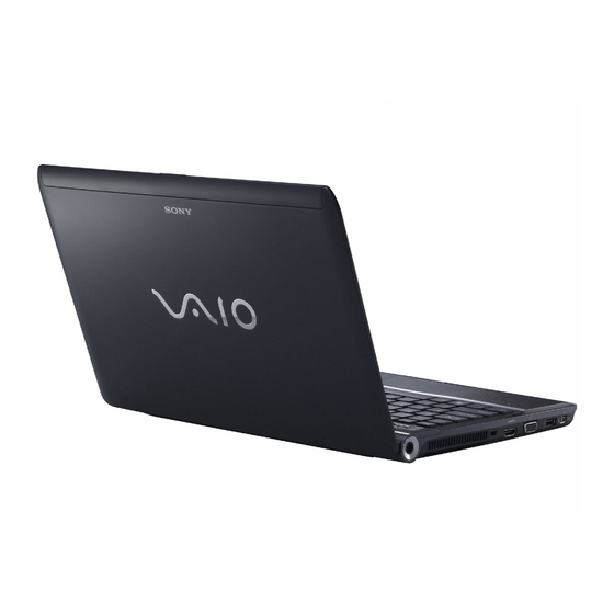 Sony VAIO VPCS13 Laptop Computer Manuals