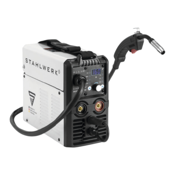STAHLWERK MIG/MAG-160 M OPERATION MANUAL Pdf Download | ManualsLib
